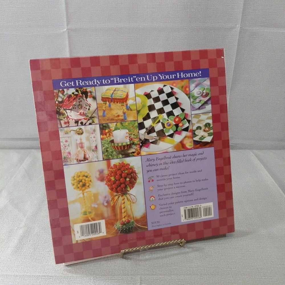 Mary Engelbreit Crafts To Decorate Your Home Book Hardcover Spiral Bound